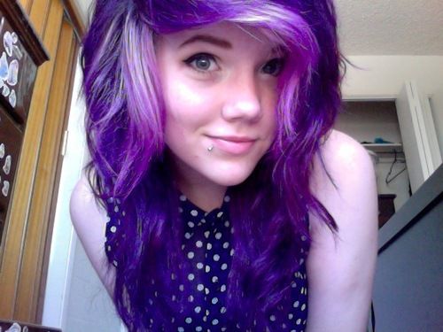 purple hair <3