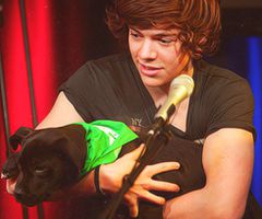 harry and dog