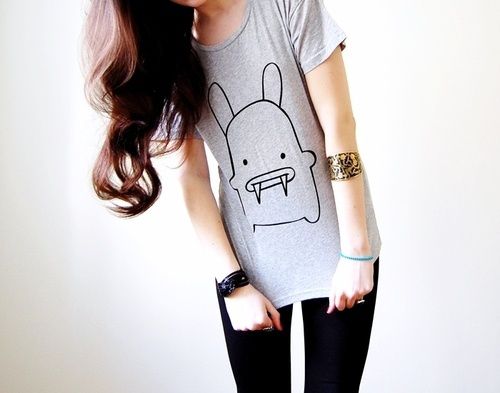 CUTE *_* Monster In T-Shirt NOT ME