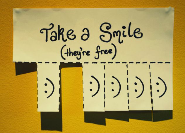 take a smile...they're free