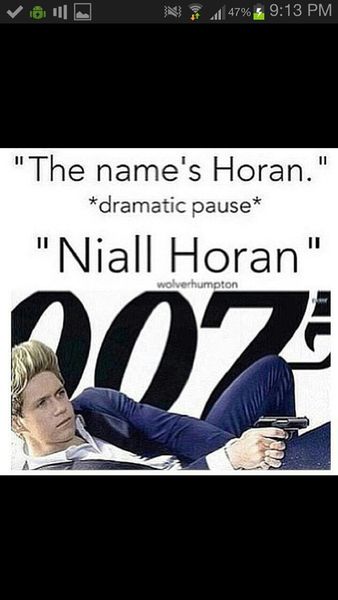 I'm Horan. Niall Horan XD