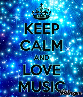 keep calm and love music