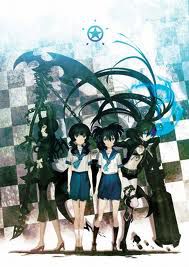 My first anime: Black★RockShooter <3<3<3<3<3<3<3 the best!!!