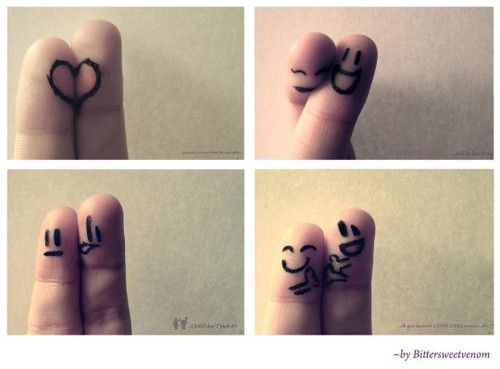 Prstki, ki se imajo radi(;