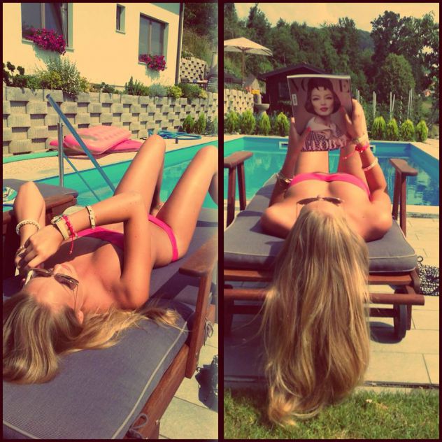 chillin' at the pool <3 :)