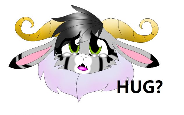 Please, give to her a little hug.( with like or comment )