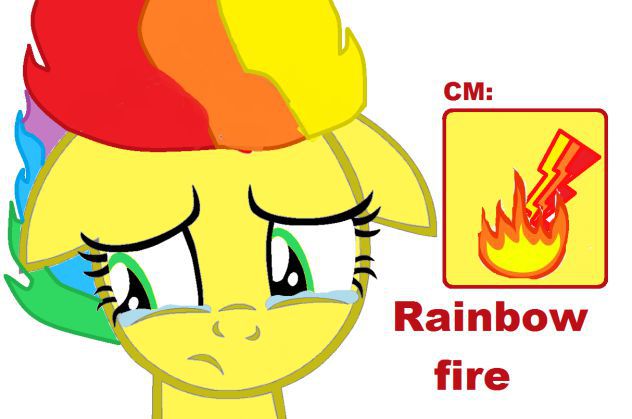 Rainbow fire (original)