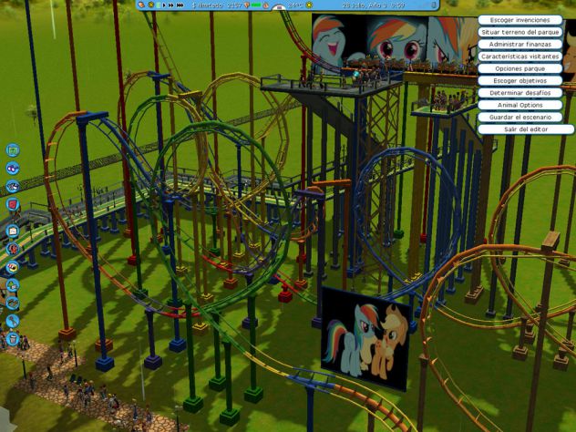 minecraff mlp roller coaster