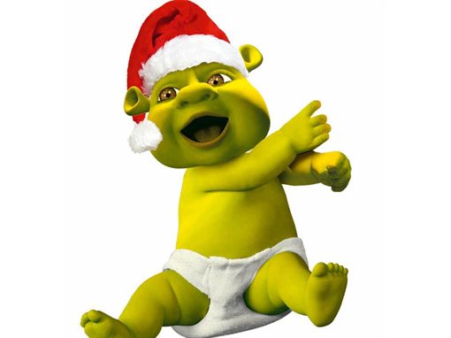 Božični Shrek
