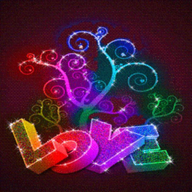 very very colourful love