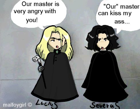 Severus Snape vs Lucius Malfoy