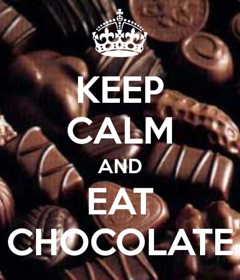 eat chocolate
