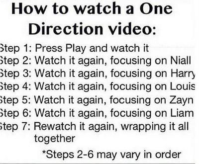 How to watch a 1D movie ;D