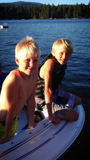Boating with my bro jackson lueders