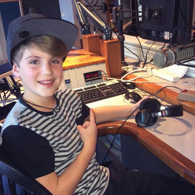 Had fun at the radio station today after school!