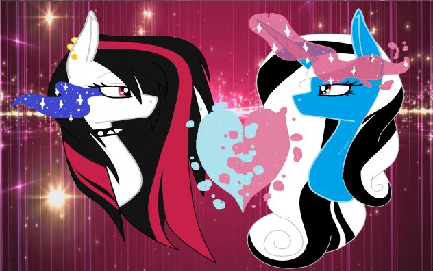 Emala jiss and Miss Smile-HAPPY HEART AND HOOVES DAY,MISS SMILE AND EMALA JISS <333
