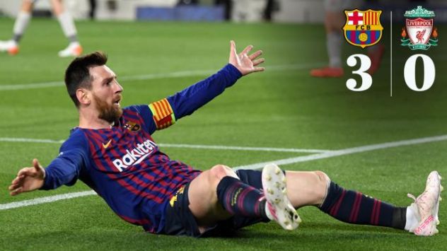 Ali ste kaj spremljali Ligo prvakov prejšnjo sezono? Ko je BAR z Messi - jem v polfinalu prvo tekmo krepko zmagala z rezultatom 3-0.