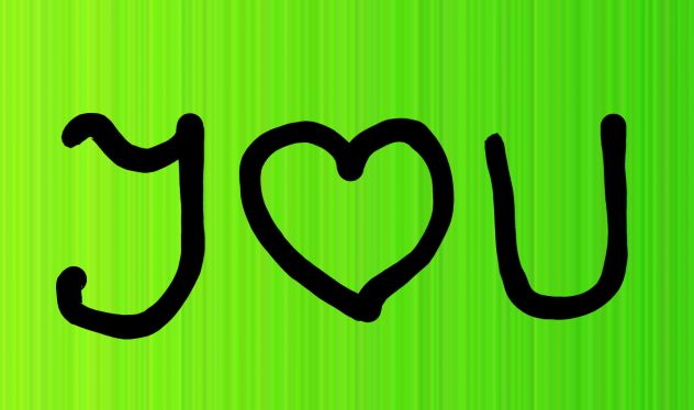 I love you _text_