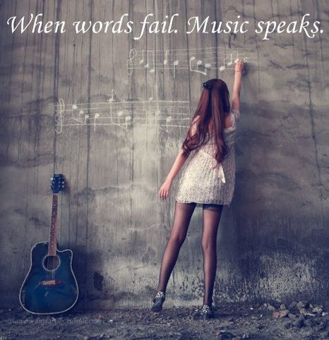 When World Fail , Music Speak ♥