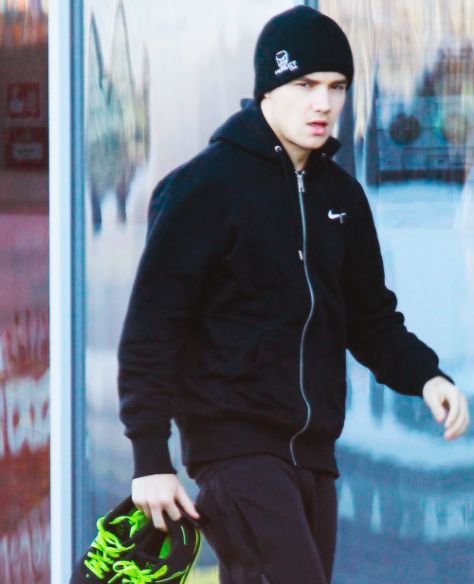 Liam na poti v studio, 15.2.2013