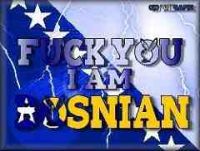 my flag: fuck you i am bosnian