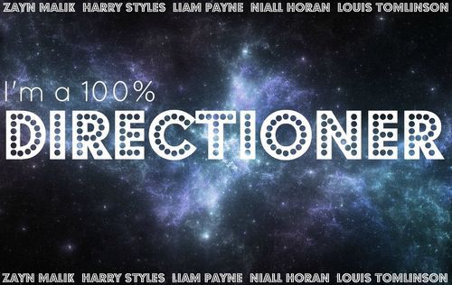 I'm a 100% directioner! Like if you are also 100% directioner! < 3