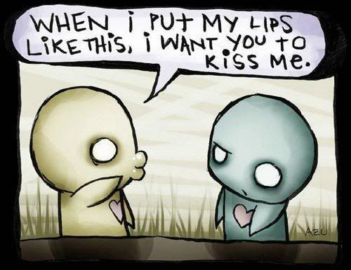 emo kiss**