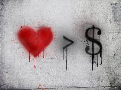 love more than money