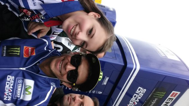 Selfie z Valentinom Rossijem oja :D