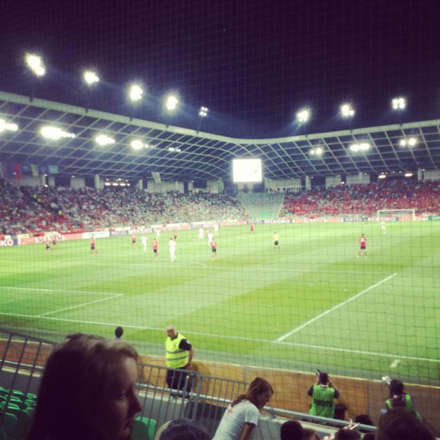 Nogomet v Stožicah :)))) Slovenia 1-0 Albania