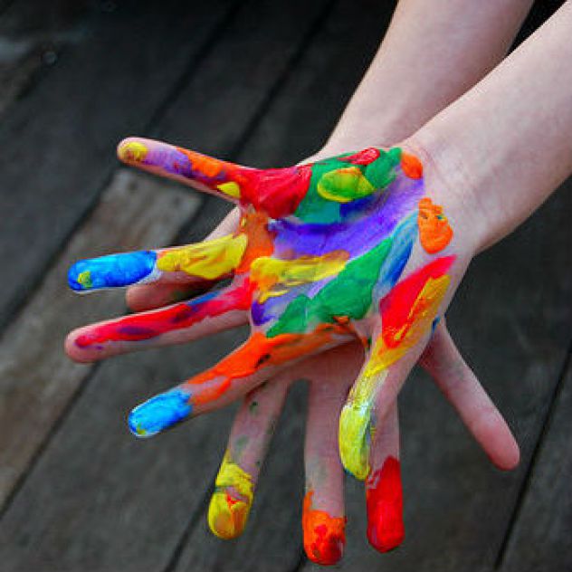 colour hands