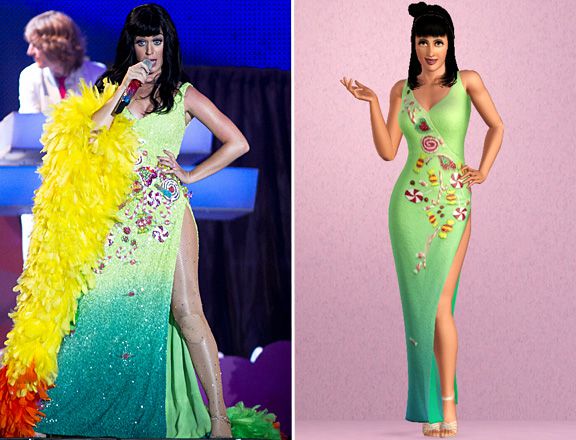 katy perry in sims
