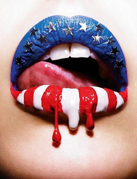 ameriške ustnice