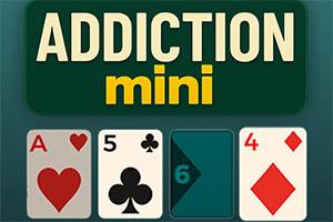 Uživaj v mini različici igre Addiction Solitaire s hitrim in strateškim izzivom