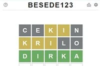 Besede 123 - Wordle v slovenskem jeziku