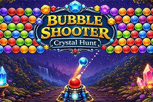 Streljaj mehurčke in zbiraj kristale