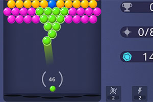 Bubble Shooter Mega – nameri, počii in zmagaj!