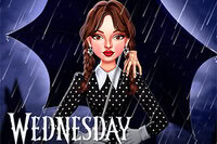Prepusti se ikoničnemu in očarljivo temačnemu zvezdniškemu slogu Wednesday