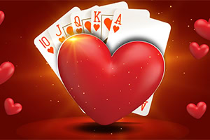 Igraj klasični Hearts proti AI