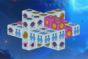 Poveži enake kocke v 3D miselni uganki