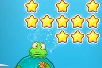 Pomagaj žabi priti čim višje, ne pozabi pobirati zvezdice