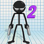 V Gun Fu si stickman, obdan z nasprotniki z vseh strani
