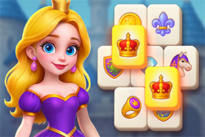 Vstopi v čarobno Kraljevo kraljestvo v igri Kings & Queens Mahjong!
