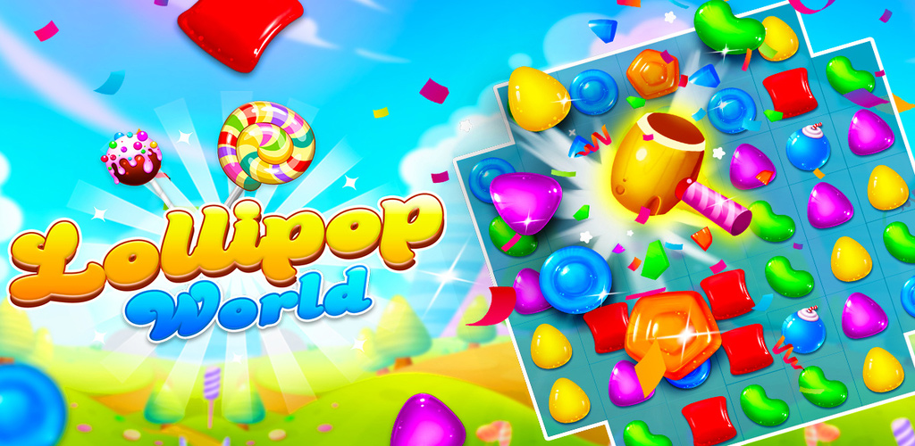 Lollipop World 🕹️ Igraj brezplačno na Igre123