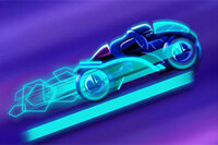 Vozi, vrti in vladaj v neonskem svetu v Neon Rider - ultimativni 2D