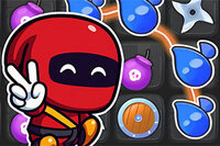 Ninja Spell Match je mešanica match-3 in ninja akcije