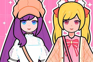 Oblikuj prikupne videze v Paper Doll Diary: Chibi Dolls