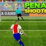 Nogometaš strelja enajstmetrovko v igri Penalty Shooters 2