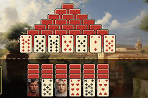 Igraj Pyramid Solitaire v starem Rimu