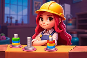 Sort Works: Nuts & Order Pripravi se razvrstiti vse različne matice v tej igri ujemanja!